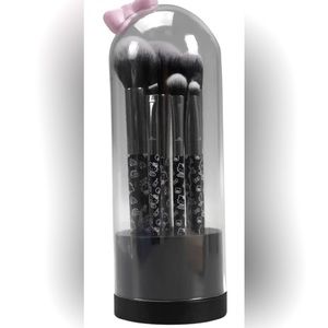 Impressions Vanity Hello Kitty The Favorites 6 PCs Makeup Brush Set, Black